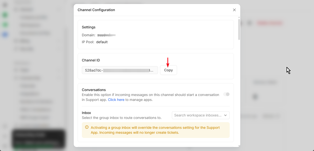 Copy Channel ID