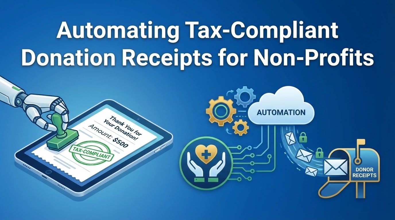 Automating Tax-Compliant Donation Receipts for Non-Profits