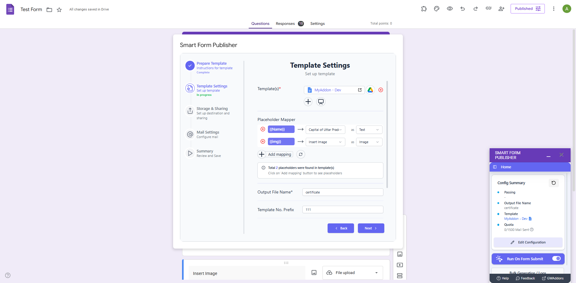 Example of Dynamic File Naming in Google Drive