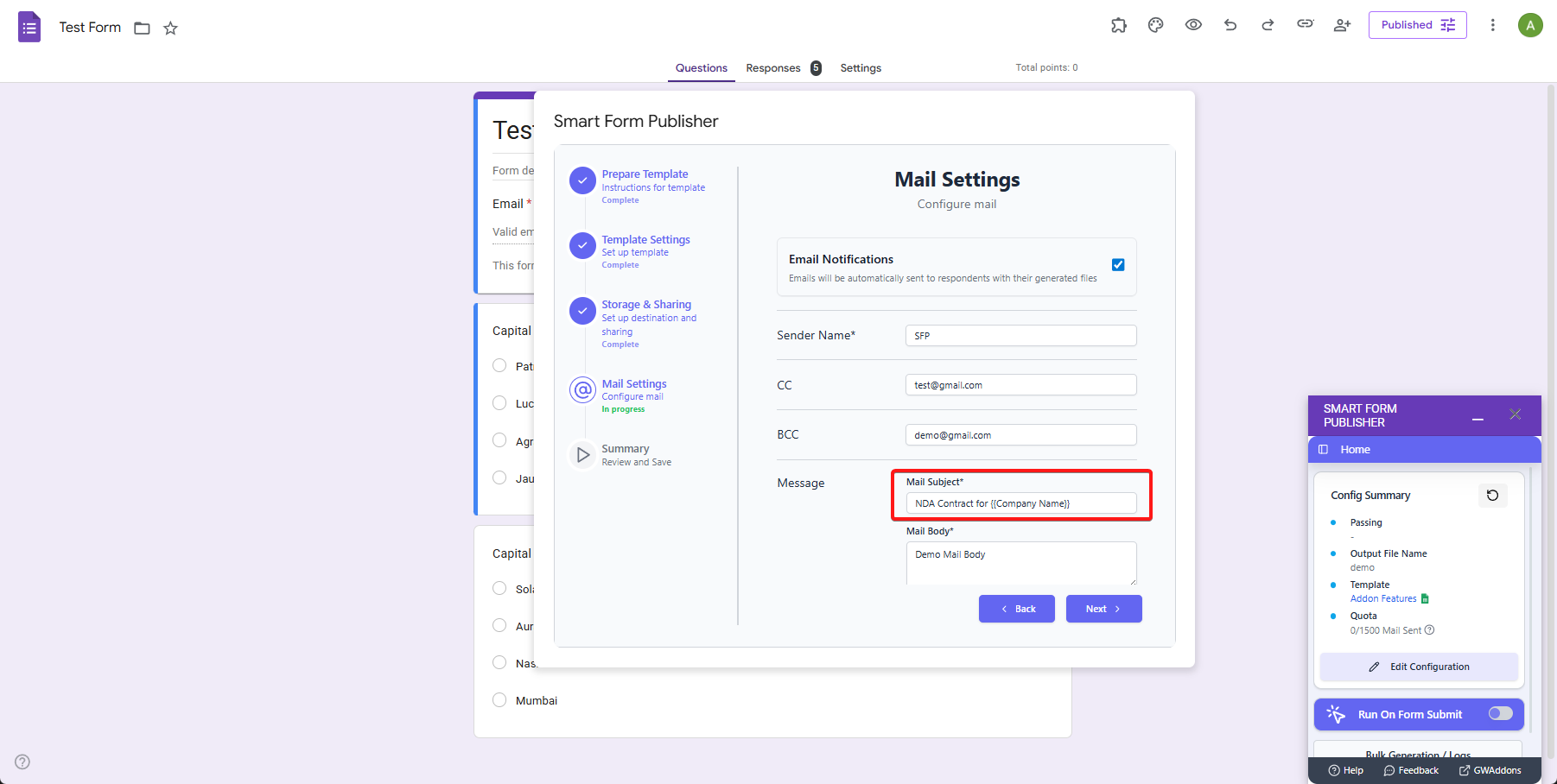 Example of Dynamic File Naming in Google Drive