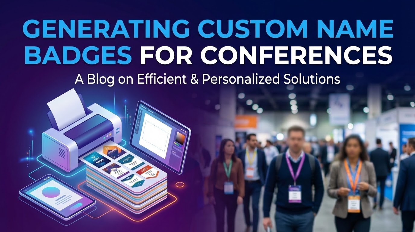 Generating Custom Name Badges for Conferences