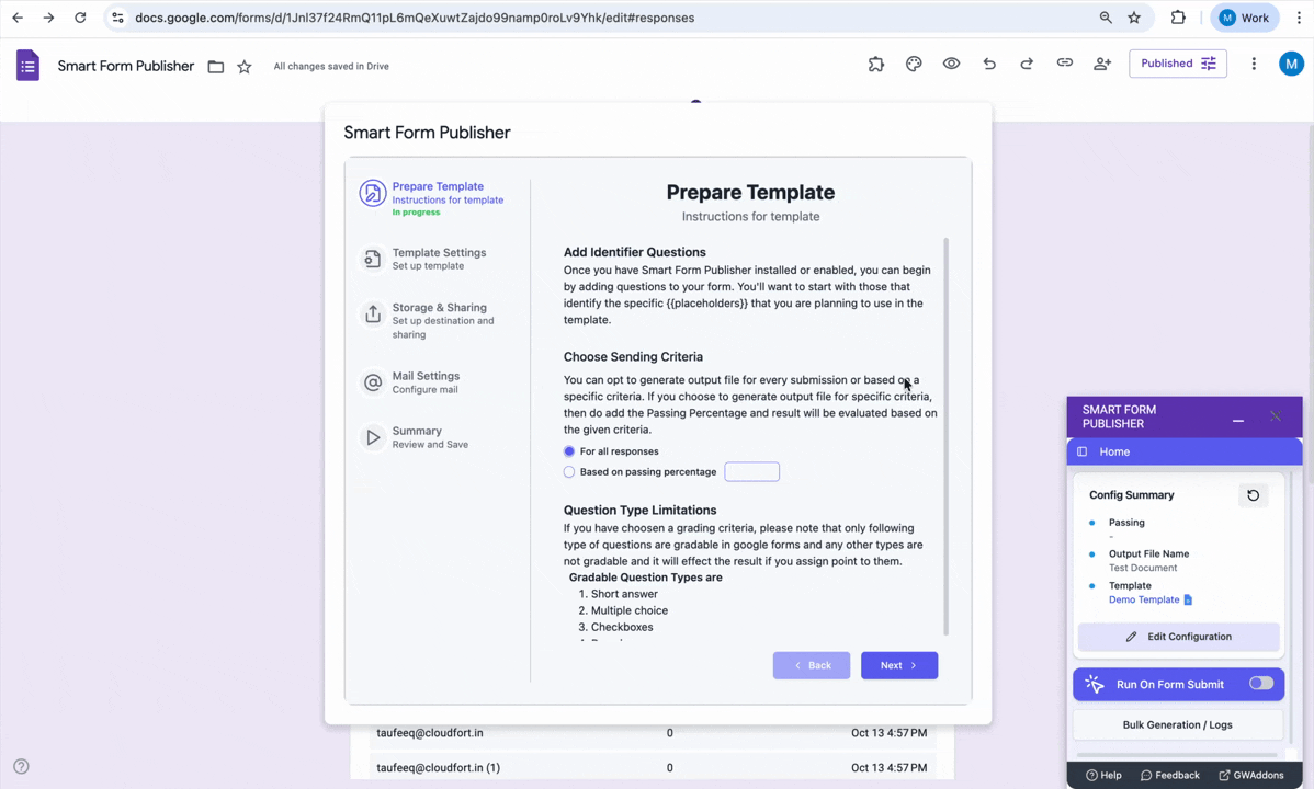 Manual Generation Example